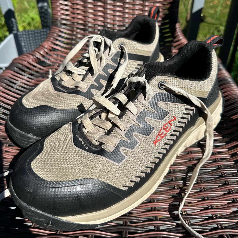 Keen Utility Men's Size 9.5D Arvada CT Plaza Taupe/Black Synthetic Work Shoes